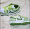 耐克（NIKE）球鞋定制AirJordan1武林新中式甘米熊潑墨復(fù)古男女籃球鞋 武林 43 曬單實(shí)拍圖