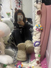 skingcond德國高包跟棉鞋女士2025新款冬季保暖毛絨厚底踩屎感室內家用防滑 【主圖款】保暖棉靴粉色 35-36 高幫設計防滑保暖 曬單實(shí)拍圖
