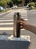 ENO鈦杯純鈦保溫杯男款保冷杯子女2025年新款高端燜泡茶水杯 冰花本 雙層純鈦 0油漆 450ml 330ml-450ml 曬單實(shí)拍圖