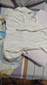 百圖betu女裝2025夏季新款半身裙仿麻松緊壓褶傘裙垂順裙子女2506T34 藍(lán)色 S 曬單實(shí)拍圖