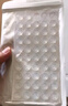 墨斗魚(yú)硅膠防撞貼PU防撞條門(mén)把手防撞神器冰箱門(mén)后防碰撞透明顆粒組合裝 曬單實(shí)拍圖