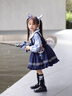 G.DUCKKIDS小黃鴨公主裙女童洛麗塔春秋季兒童連衣裙朱迪尼克女孩生日蓬蓬裙 朱迪連衣裙+領(lǐng)帶掛件腰帶尾巴 100 尺碼2~3歲【 90-100cm】 曬單實(shí)拍圖