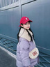 木木屋（mumuwu）品牌童裝女童棉服冬季兒童棉衣加厚保暖小女孩外套北方中大童棉襖 紫色 140 適合130-140cm年齡9-10歲 曬單實拍圖