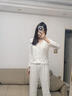 眺德高印花吊帶三件套睡衣女夏秋新款可外穿睡衣帶胸墊甜美家居服套裝 碎花三件套 M （建議80-100斤） 曬單實(shí)拍圖