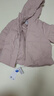 森馬（Semir）輕松羽絨|羽絨服女寬松連帽面包服時(shí)尚冬防潑水防風(fēng)外套百搭 橡皮粉（白鴨絨）61214 L 曬單實(shí)拍圖