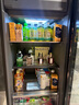 海爾（Haier）冰吧家用客廳冷藏柜辦公室透明玻璃單門(mén)冰箱飲料茶葉水果紅酒保鮮柜電子控溫嵌入式展示立式超薄 【尊享雙溫區】冷凍室可制冰丨三層鋼化玻璃 167L 曬單實(shí)拍圖