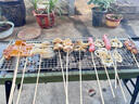 尚烤佳（Suncojia）加厚燒烤爐304不銹鋼烤網(wǎng)木炭燒烤架戶(hù)外家用便攜碳烤羊肉串套裝 曬單實(shí)拍圖