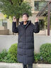 波司登（BOSIDENG）【反季】冬季羽絨服男女情侶款長款連帽新國標90絨運動時尚外套 【店長推薦】黑色8056 L 170/92A體重約130-150斤 曬單實拍圖
