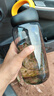 富光大容量塑料水杯子運動水壺吸管杯學(xué)生便攜太空杯夏戶外1500ML黑 曬單實拍圖