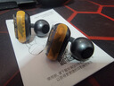 QCY C50 小耳球 藍牙耳機耳夾式AI翻譯 不漏音骨傳導概念碳纖維振膜云感佩戴通話(huà)降噪長(cháng)續航 學(xué)院灰 曬單實(shí)拍圖