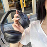 HKMW索尼SONY適用電競(jìng)?cè)鏌o線頭戴式藍(lán)牙耳機(jī)HIFI降噪運(yùn)動(dòng)可插卡電腦手機(jī)通用3d立體頭戴式耳機(jī) 耀月黑【5.3智能高清拔插麥+Type 標(biāo)配 官配套餐 曬單實(shí)拍圖