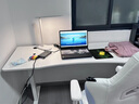 木藝生智能電動(dòng)升降電腦桌站立式辦公書(shū)桌帶燈桌子直播電競游戲桌RGB燈 櫻花裝甲-白色 【單電機】160*60(入戶(hù)) 曬單實(shí)拍圖