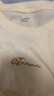 茵曼（INMAN）純棉舒適女裝logo繡花短袖t恤女時尚百搭休閑2025夏季新品上衣 米杏色 -F18525134 M 曬單實拍圖