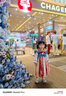 幼歌（YOUGE）嬰幼兒季新中式國(guó)風(fēng)連衣裙甜美可愛(ài)玉兔牡丹刺繡漢服裙 綠柳紅花 90 cm 曬單實(shí)拍圖