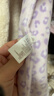 戴維貝拉（DAVE＆BELLA）搖粒絨新生兒爬服2025秋裝新款男寶連體衣女寶寶連帽哈衣小童睡衣 紫色豹紋 73cm （建議身高66-73cm） 曬單實(shí)拍圖