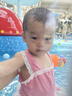 心楠兒童泳衣女童連體公主裙可愛女孩女寶嬰幼兒2歲3歲小童寶寶游泳衣 粉色小蝴蝶均碼身高90-110CM 均碼 【建議20-40斤】 曬單實(shí)拍圖