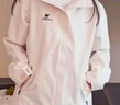 駱駝（CAMEL）單層沖鋒衣春夏戶(hù)外登山服3538A幻影黑，男女同款L 曬單實(shí)拍圖