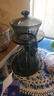 全度（Quandu） 全度玻璃半自動(dòng)茶具套裝懶人家用感應泡茶壺功夫茶杯沖泡茶 登高青灰自動(dòng)茶具 曬單實(shí)拍圖