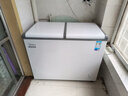 Midea美的220升雙溫冷柜家用商用囤貨冰柜蝶形門冷藏冷凍 BCD-220VM(E) 【220升雙溫】 220L 曬單實拍圖