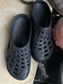 迪卡儂（DECATHLON）游泳男士涼鞋沙灘拖鞋洞洞鞋外穿NABD2028000深藍(lán)色網(wǎng)格款42碼 曬單實(shí)拍圖