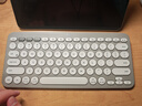 羅技（Logitech）時尚系列 K380 鍵盤 藍(lán)牙辦公鍵盤 無線鍵盤 女友 便攜超薄鍵盤 筆記本鍵盤 煙云灰 曬單實拍圖