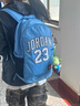 Jordan耐克AJ喬丹23號美式學生雙肩包 大容量多袋戶外通勤   北卡藍 曬單實拍圖