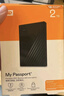西部數據（WD）2TB 移動(dòng)硬盤(pán) USB3.0 My Passport隨行版2.5英寸 黑 機械硬盤(pán) 筆記本電腦外接 大容量加密存儲 曬單實(shí)拍圖