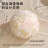 Creative art沐浴球超大號浴花【2只】男女士起泡網(wǎng)洗浴搓澡球神器不散花白紫 曬單實(shí)拍圖