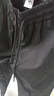 MMOPTOP沖鋒工裝直筒褲子男士秋冬季潮流垂感寬松運(yùn)動(dòng)休閑褲K001黑色M 曬單實(shí)拍圖