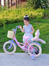 奧仕龍x迪士尼聯(lián)名自行車兒童3-6歲小孩單車4-8歲公主款兒童自行車 冰雪奇緣-艾莎【后座版】禮包 20寸 適合125-145cm 曬單實(shí)拍圖