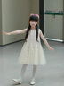 G.DUCKKIDS小黃鴨女童連衣裙秋裝2025新款洋氣兒童小香風(fēng)公主裙外套女孩裙子 粉色 120 建議5~6歲【110-120cm】cm 曬單實(shí)拍圖