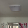 惠普精工吸頂燈led臥室現(xiàn)代簡約餐廳中山燈具方50*50cm遙控三色 曬單實(shí)拍圖