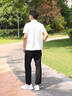 回力官方男鞋子男新款皮面防水運動(dòng)鞋男百搭休閑鞋男戶(hù)外跑步鞋男學(xué)生 白色 42 曬單實(shí)拍圖