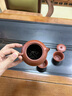 蘇蔻吳濤老師宜興紫砂壺純手工茶具套裝功夫茶具手把壺送禮 西施韻一壺兩杯（薄胎款） 3頭 曬單實(shí)拍圖