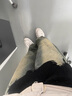 QGF學(xué)院風(fēng)高街帥氣牛仔褲男做舊水洗直筒褲春秋冬季青少年寬松褲子男 DSA310-23K30150 復古藍 松緊腰 XL [建議110-130斤] 曬單實(shí)拍圖