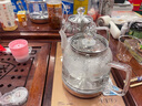 茶皇子全自動(dòng)底部上水電熱水壺三合一茶臺(tái)茶桌嵌入一體保溫玻璃燒水壺茶具套裝開(kāi)水泡茶壺蒸汽噴淋煮茶器 1L 升級(jí)三合一套裝金色 20X37CM 曬單實(shí)拍圖