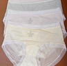 FitonTon5條裝內(nèi)褲女純棉抗菌100%棉襠無痕中腰甜美少女生三角短褲 曬單實拍圖