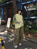 GUUKA TECH山系戶外長(zhǎng)袖t恤男士打底衫2025新情侶裝防曬衣服運(yùn)動(dòng)透氣速干衣 淺綠色 M 曬單實(shí)拍圖
