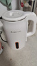 志高（CHIGO）燒水壺電熱水壺電水壺雙層防燙1.8L大容量家用燒水壺304不銹鋼內(nèi)膽大功率快速燒水 ZD18A-708G8 曬單實拍圖
