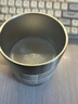 無(wú)印良品（MUJI）不銹鋼雙層馬克杯 大容量男女辦公學(xué)生水杯茶杯咖啡杯 銀色 490ml 曬單實(shí)拍圖