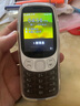 諾基亞（NOKIA）3210 4G 移動聯(lián)通電信廣電全網(wǎng)通 2.4英寸雙卡雙待 直板按鍵學(xué)生功能機備用手機黑色 曬單實拍圖