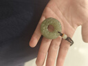 凈心石 和田玉貔貅吊墜平安扣雙面雕刻男女款玉墜直徑約32mm 曬單實(shí)拍圖