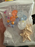 名創(chuàng)優(yōu)品（MINISO）洞洞鞋男女夏季外穿涼鞋防滑厚底踩屎感包頭涼拖鞋 白色+海洋星星 曬單實(shí)拍圖