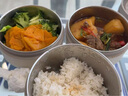 樂扣樂扣保溫飯盒316不銹鋼飯桶大容量上班族帶飯學生專用便當盒多層餐盒 400ML*2+600ML*2 4件套+包 曬單實拍圖