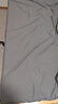 京東京造 悅?cè)岽矄螁渭?120g加厚耐用 A類(lèi)磨毛床罩 230x250cm 科技灰 曬單實(shí)拍圖