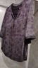 傲冬（AODOnG）新款真絲上衣女中袖休閑小衫優(yōu)雅媽媽V領(lǐng)桑蠶絲小眾T恤氣質(zhì)夏季 紫花 XL （建議120斤以?xún)龋?曬單實(shí)拍圖