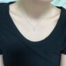 HR赫蓮娜魯伯特之淚項鏈女士鎖骨鏈水滴2025年新款生日禮物送女友 魯伯特之淚項鏈白金色【禮盒】 曬單實(shí)拍圖