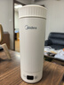 美的（Midea）電熱水杯加熱水壺保溫燒水杯 350ml迷你便攜式旅行出差 智能恒溫 316L不銹鋼無(wú)異味MK-DB35X22 曬單實(shí)拍圖