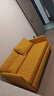 宜家（IKEA）FRIDHULT弗里德胡特沙發(fā)床伸縮雙人小戶型客廳沙發(fā)床簡易 沙發(fā)床斯科特伯 黃色 曬單實拍圖