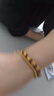 中國黃金5201314黃金手鏈女足金紅瑪瑙手串七夕情人節(jié)送女友老婆實用走心 足金5201314紅瑪瑙手串 曬單實拍圖
